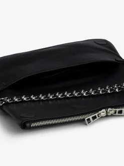 Fashion Zadig & Voltaire Rock Swing Your Wings ClutchICONIC Blacksilver